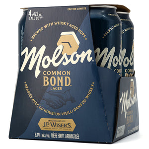 MOLSON COMMON BOND LAGER BREWED WITH WHISKY AGED HOPS 4C