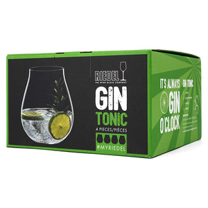 RIEDEL GIN TONIC GLASSES SET OF 4