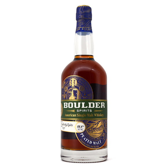 BOULDER YEG WHISKY NIGHTS PEATED MALT AMERICAN SINGLE MALT WHISKEY 750ML