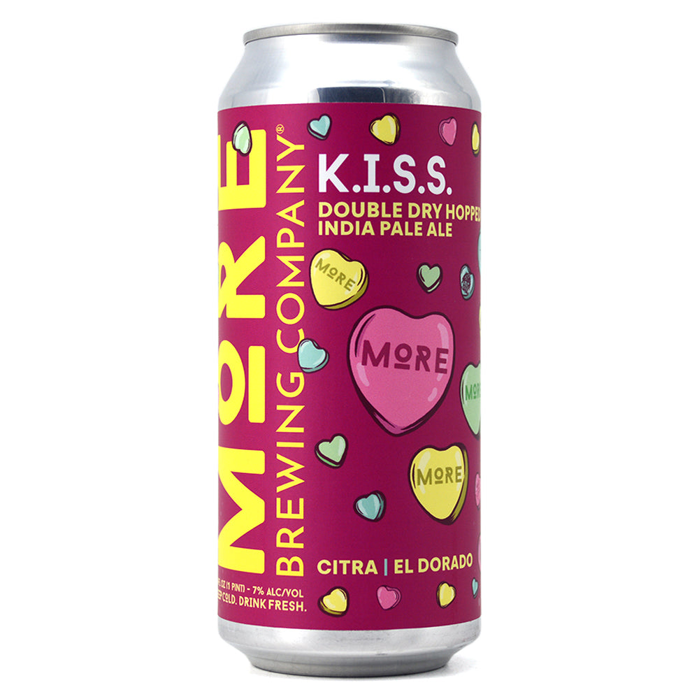 MORE BREWING KISS DOUBLE DRY HOPPED IPA 473ML Sherbrooke Liquor