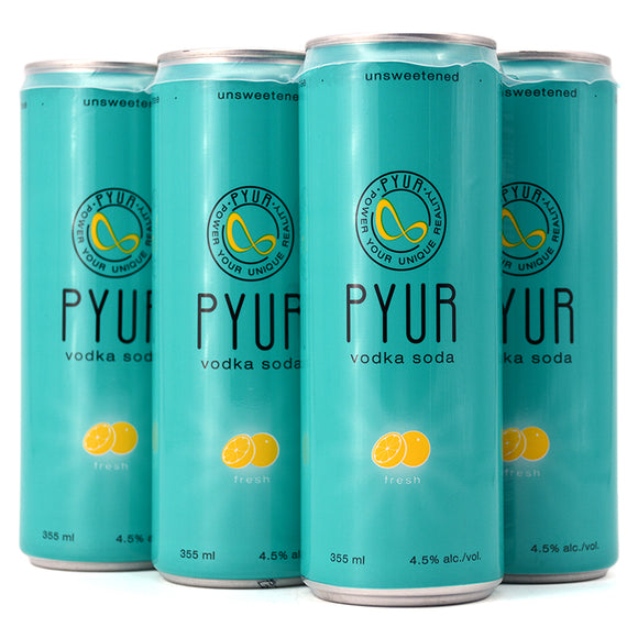 PYUR VODKA SODA FRESH 6C