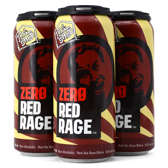 TOOL SHED ZERO RED RAGE NON ALCOHOLIC RED ALE 4C