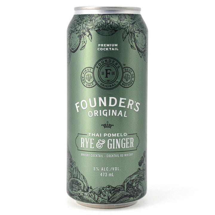 FOUNDERS THAI POMELO RYE & GINGER 473ML – Sherbrooke Liquor