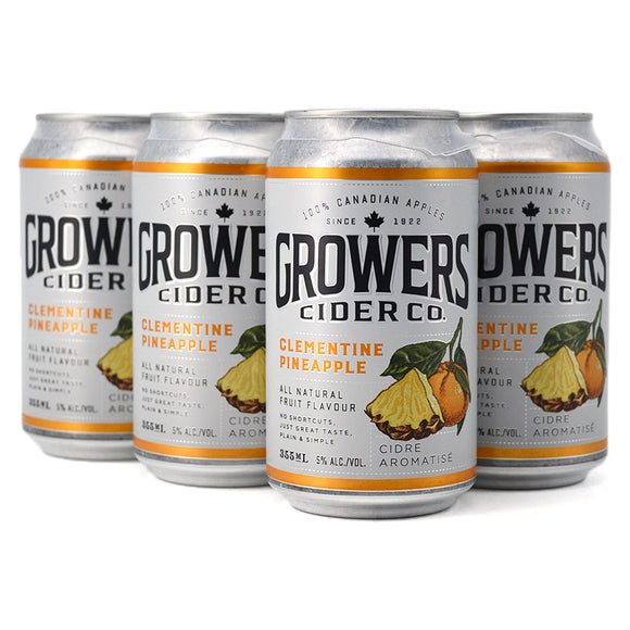 GROWERS CIDER CLEMENTINE PINEAPPLE 6C