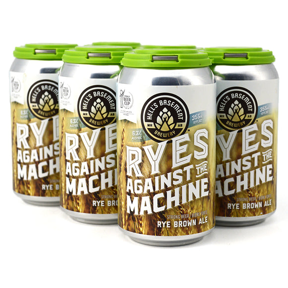 HELL’S BASEMENT RYES AGAINST THE MACHINE RYE BROWN ALE 6C